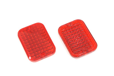 Wyatt Gatling #12-6027L - Marker Lamp Lens Set Red Standard Style