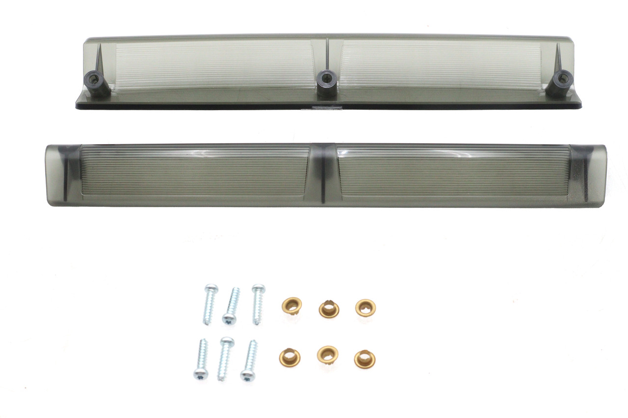Wyatt Gatling #302206 - Tour Pak Side Smoked Marker Lamp Lens Set