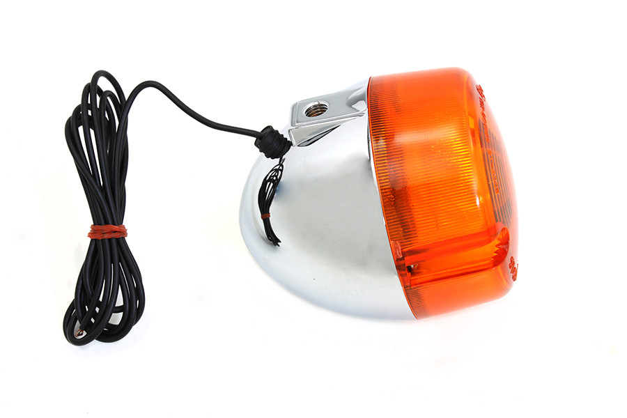 Wyatt Gatling - Chrome Turn Signal Assembly Front Right or Left