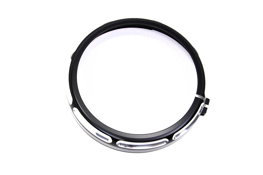 Wyatt Gatling - 7 inch Black Anodize Burst Headlamp Trim Ring