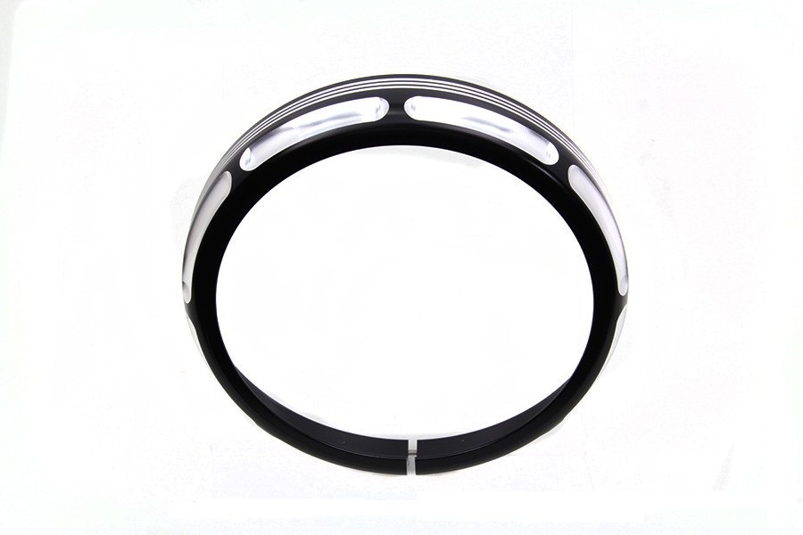 Wyatt Gatling - 7 inch Black Anodize Burst Headlamp Trim Ring