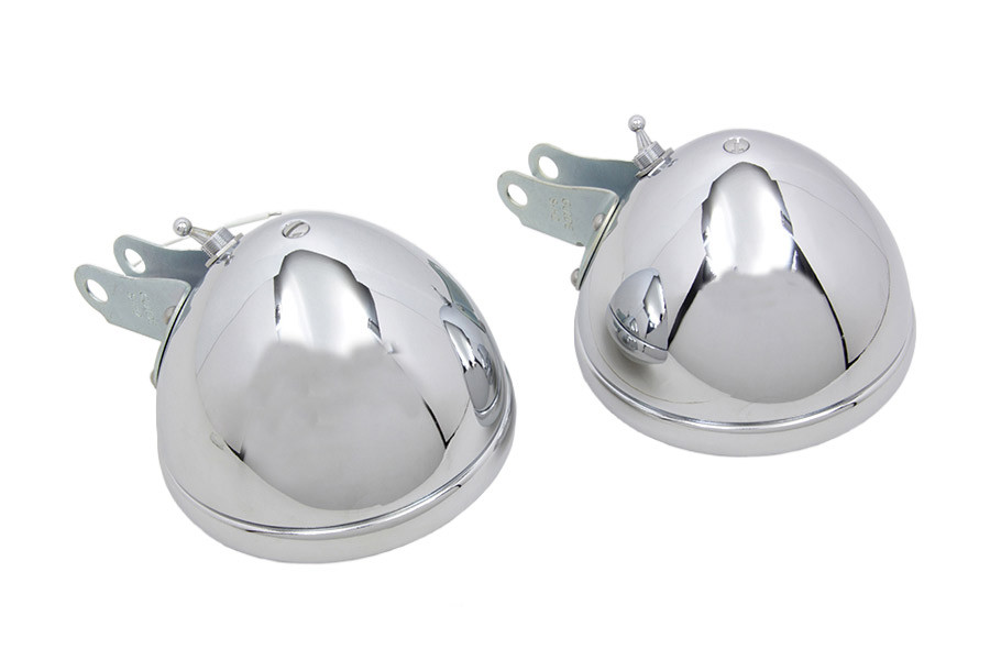Wyatt Gatling - Replica Chrome Guide Spotlamp Set 6 Volt