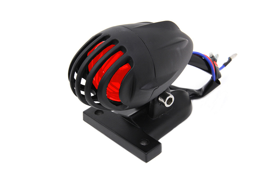 Wyatt Gatling #FTC-3001 - Black Rocket Style Tail Lamp
