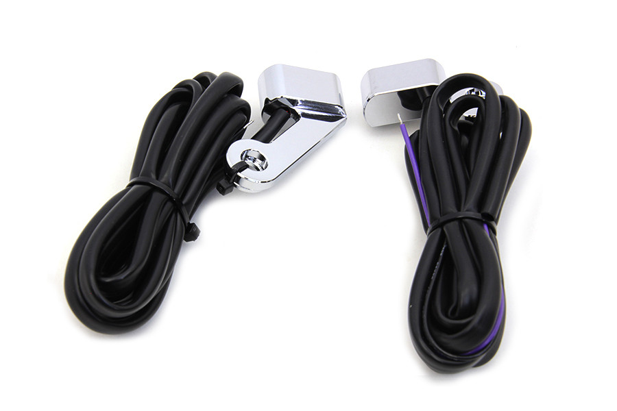 Wyatt Gatling #L22-0231CAE - Chrome LED Turn Signal Set