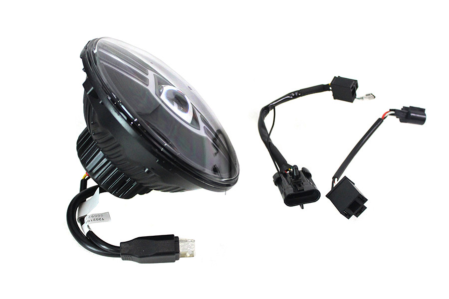 Cyron Lighting #ABIG7B2-B - Cyron 7 inch Beast 2 Integrated Headlamp Black