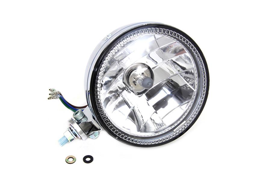 Wyatt Gatling #161903 - 5-3/4 inch H4 Headlamp Unit Chrome