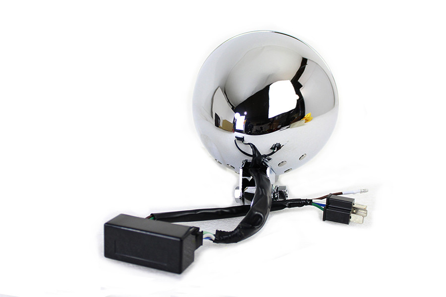 Wyatt Gatling #83038 - 5-1/2 inch Fish Eye Headlamp Chrome