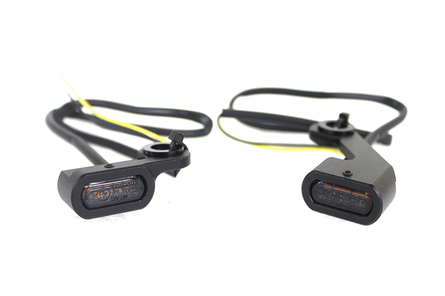 Wyatt Gatling #78414S - Black LED Turn Signal Set