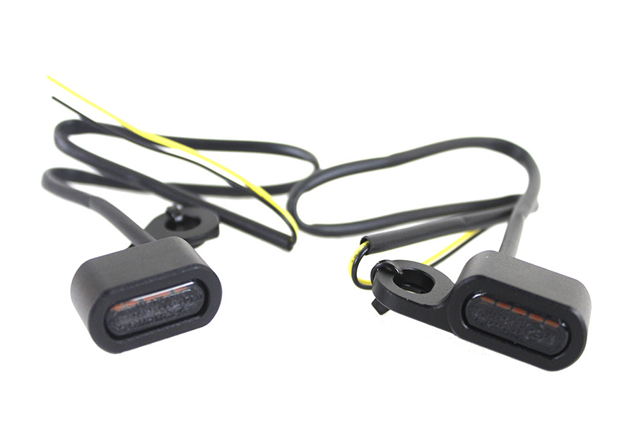 Wyatt Gatling #78414S - Black LED Turn Signal Set
