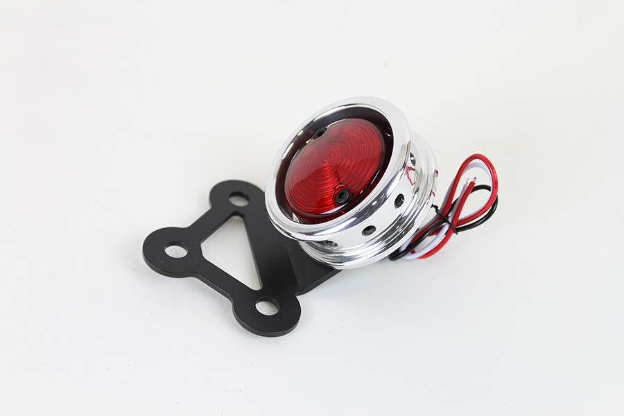 Wyatt Gatling #L24-6648AC - LED Round Tail Lamp Assembly Polished