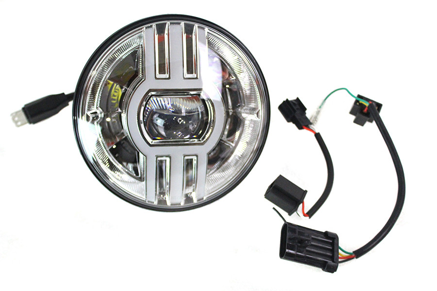 Cyron Lighting #ABIG7B2-C - Cyron 7 inch Beast 2 Integrated Headlamp Chrome
