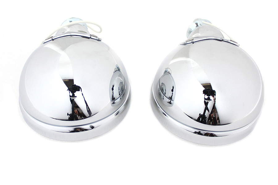 Wyatt Gatling #78477 - 4-1/2 inch Fluted Lens Spotlamp Set with 6 Volt Bulb