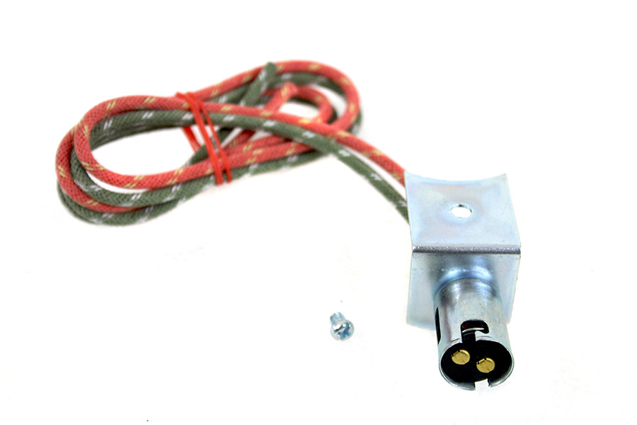 V-Twin - Tombstone Tail Lamp Socket and Bracket
