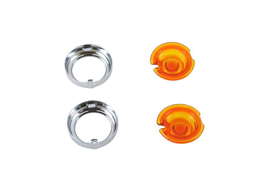 V-Twin - Replica Guide Bullet Marker Lamp Set Amber