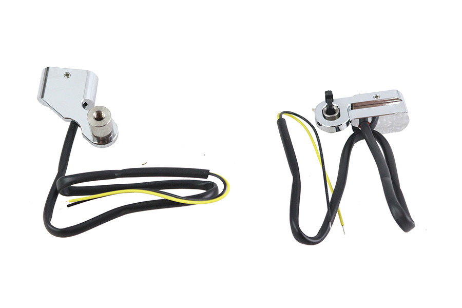 V-Twin #78415A - Chrome LED Turn Signal Set