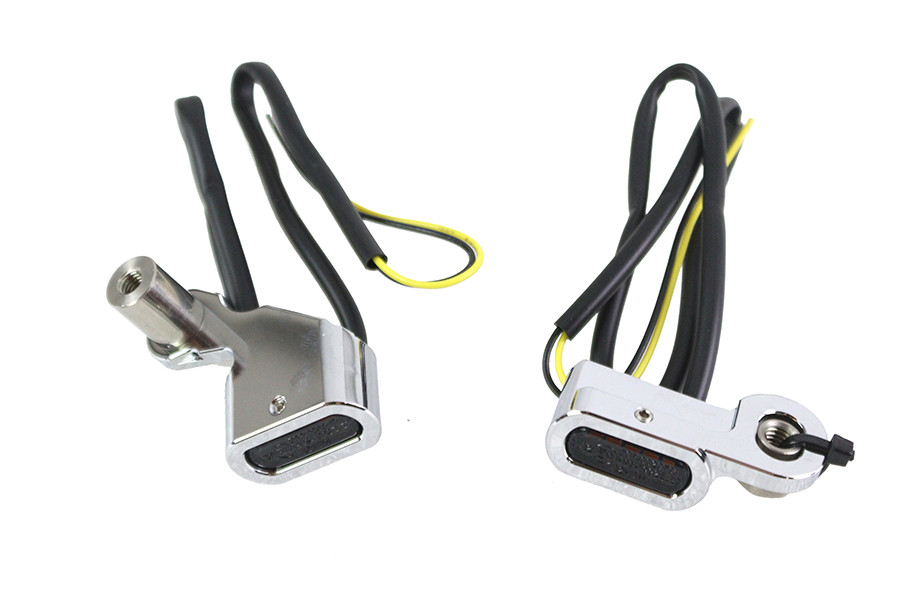 V-Twin #78415AS - Chrome LED Turn Signal Set