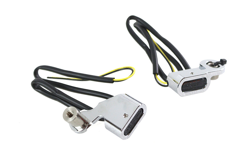 V-Twin #78415AS - Chrome LED Turn Signal Set