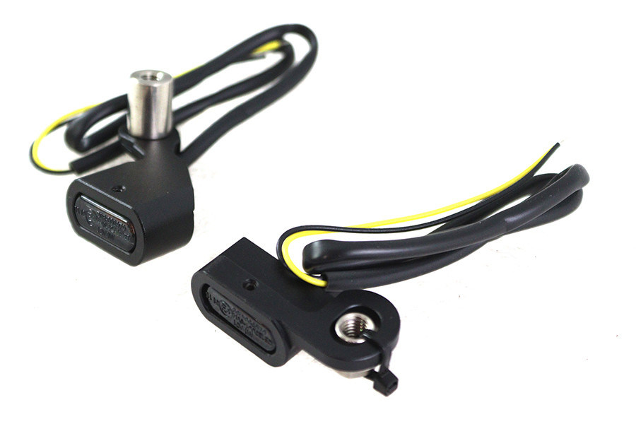 V-Twin #78416AS - Black LED Turn Signal Set