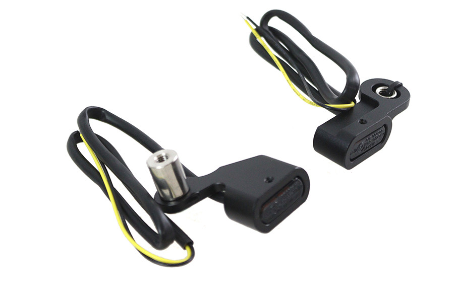 V-Twin #78416AS - Black LED Turn Signal Set