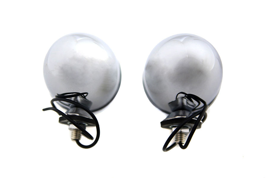 V-Twin - Blackout Bullet Lamp Set Chrome