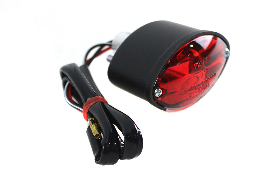 V-Twin #71732B - Micro Oval Tail Lamp Black