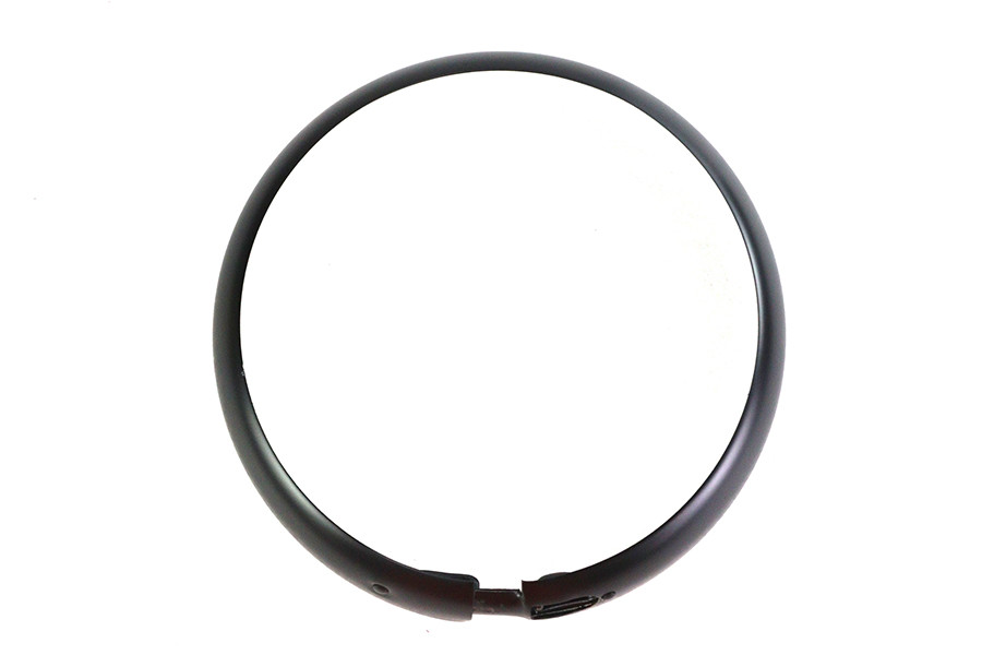 V-Twin - 7 inch Headlamp Black Outer Rim