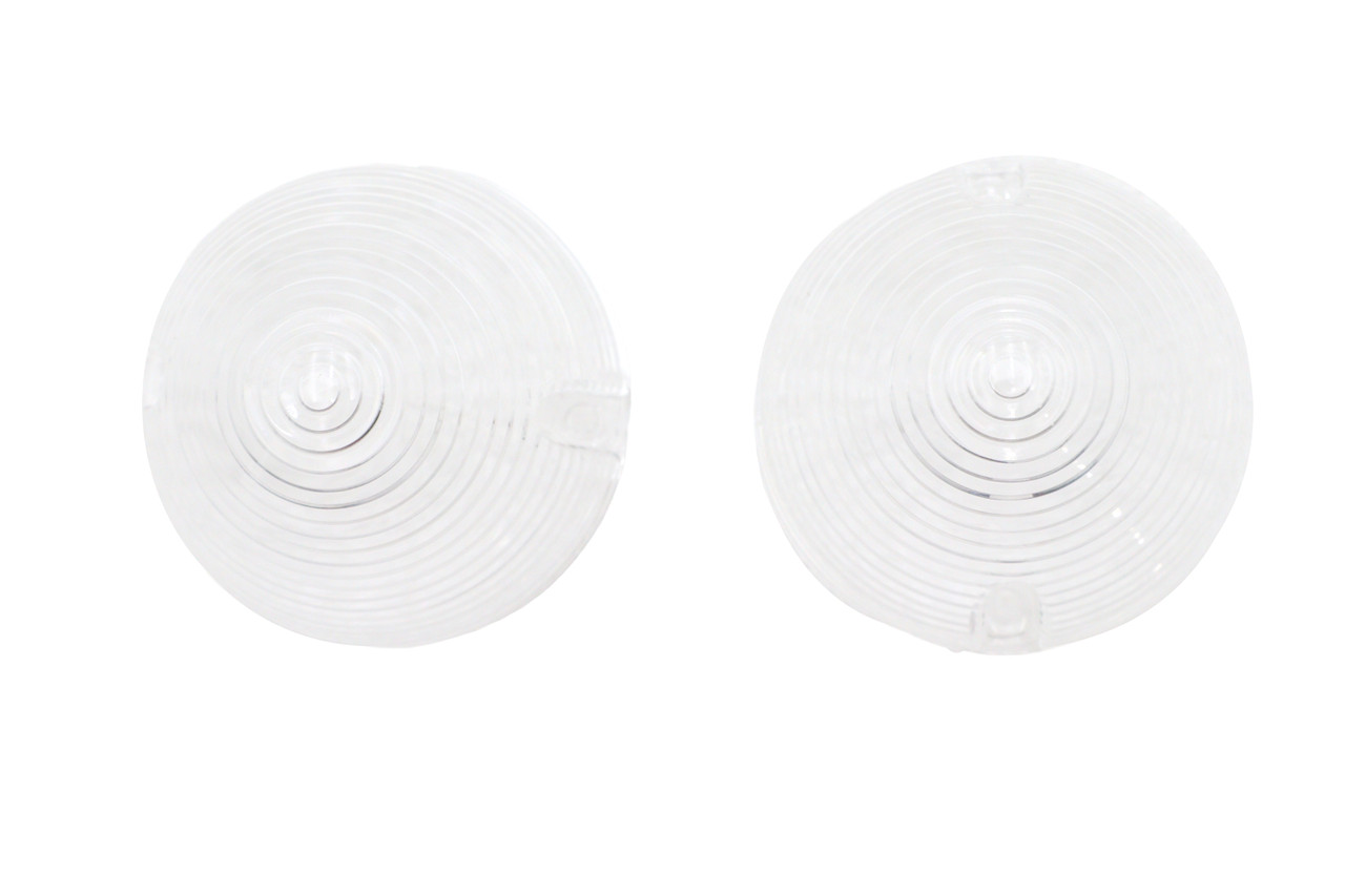 V-Twin #78952C - Bullistic Turn Signal Lenses Clear