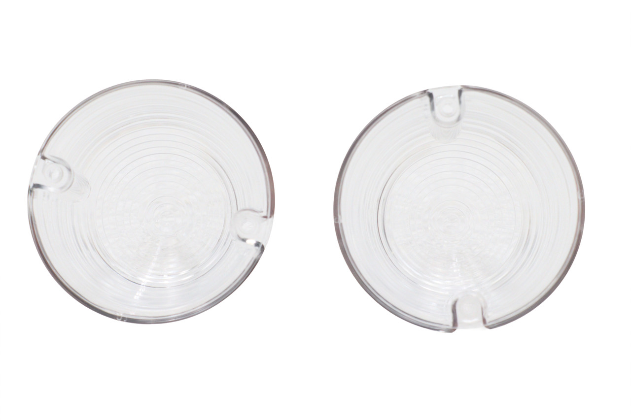 V-Twin #78952C - Bullistic Turn Signal Lenses Clear