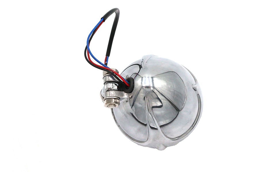 V-Twin - 4-1/2 inch Pirate Headlamp Polished Aluminum