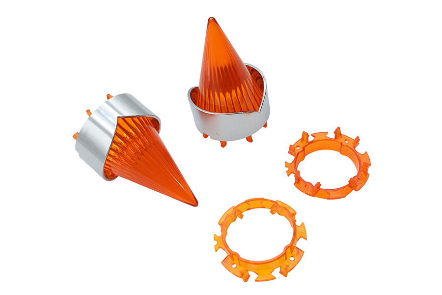 V-Twin #79081AC - Big Burner Lens Set Amber