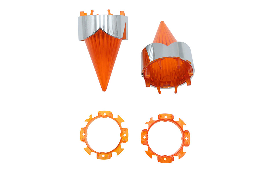 V-Twin #79081AC - Big Burner Lens Set Amber