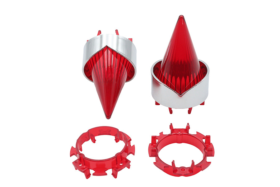 V-Twin #79081RC - Big Burner Lens Set Red