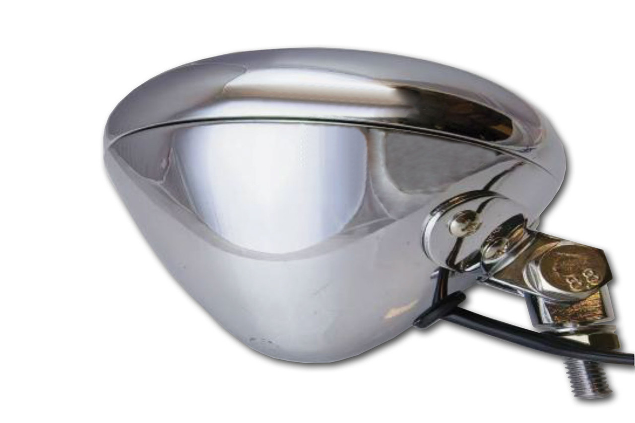 V-Twin - Throttle Addiction 4-1/2 inch Pirate Headlamp Chrome