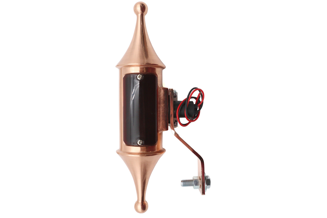 V-Twin - Finch Pawn Lamp Copper Red Lens