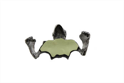 Wyatt Gatling #O91-6305-7 - 7 inch Headlamp Visor Ornament Skull Type Chrome