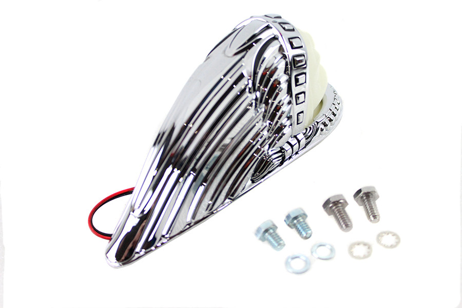 V-Twin #78658 - Indian Face Front Fender Lamp Chrome