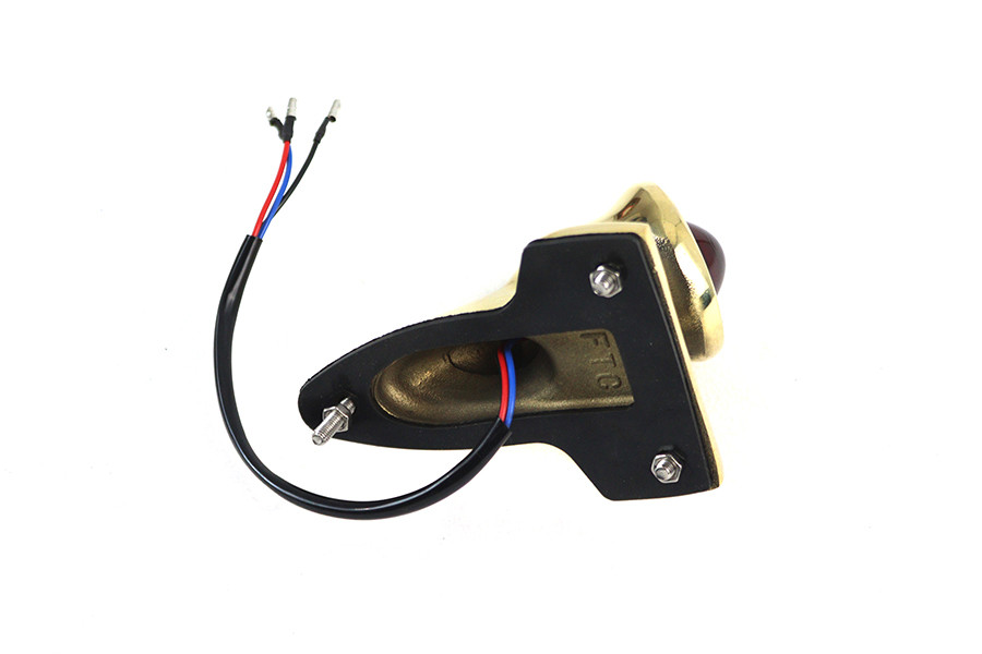 V-Twin - Crocker Style LED Tail Lamp Brass