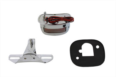 V-Twin - Chrome Tail Lamp and Bracket Kit