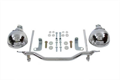 V-Twin - Chrome Spotlamp Kit