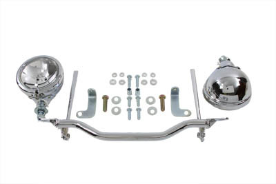 V-Twin - Chrome Spotlamp Kit