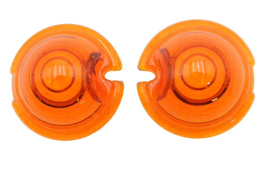 Wyatt Gatling - Replica Marker Lamp Lens Glass Bullet Style Amber