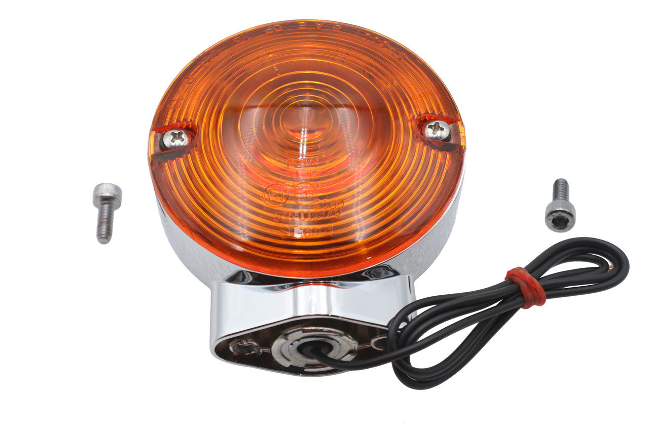Wyatt Gatling #12-6030DAA - Chrome Turn Signal Front and Rear