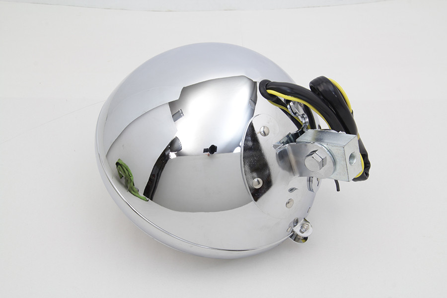 Wyatt Gatling #12171 - 7 inch Headlamp Assembly Chrome