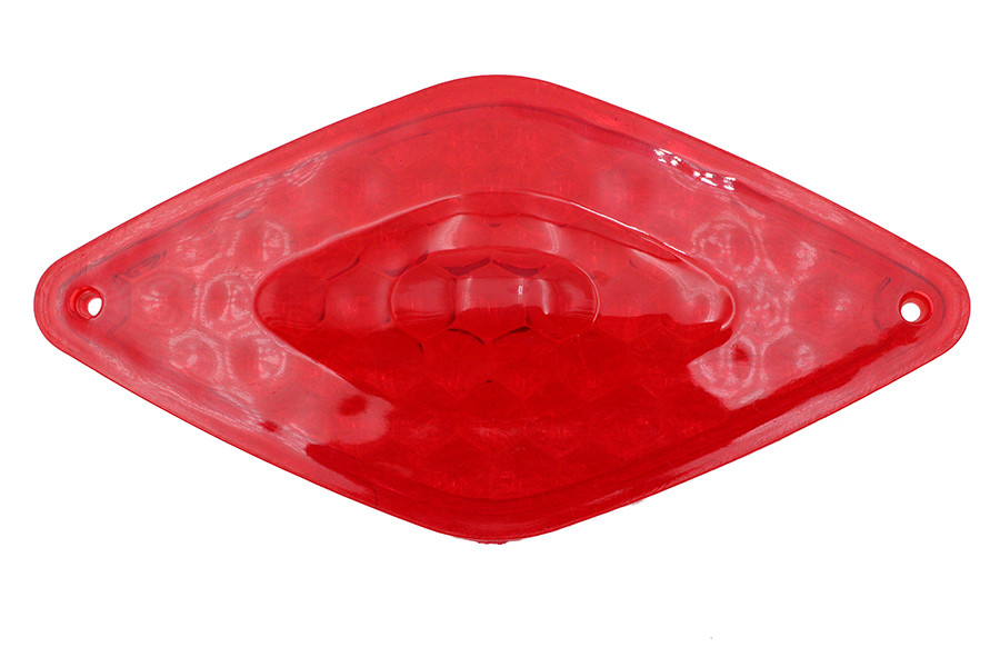 Wyatt Gatling #20-6532L - Tail Lamp Lens Only Diamond Style Red