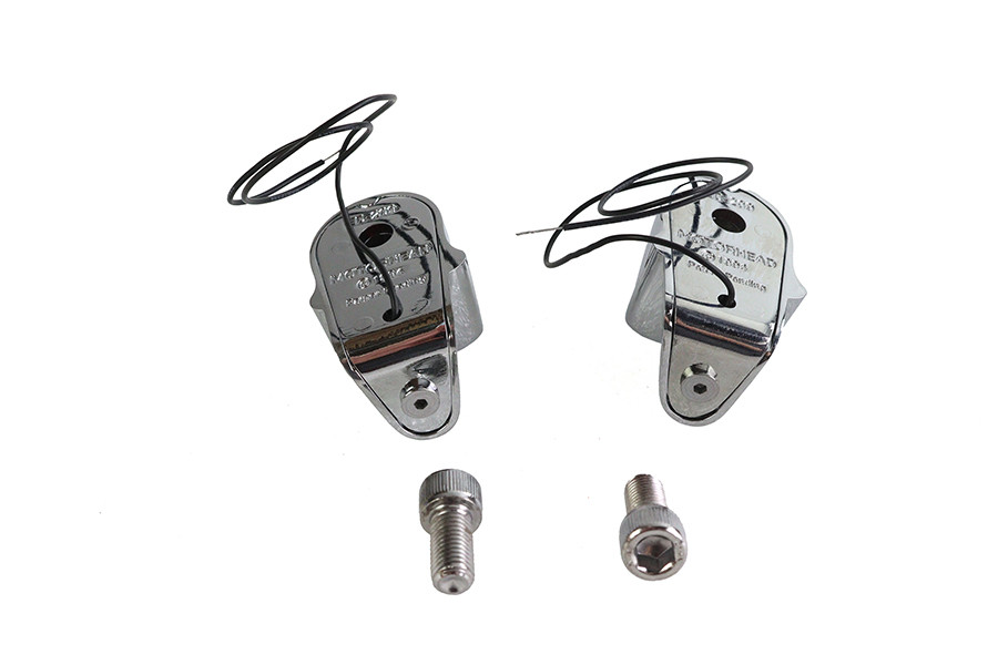 Wyatt Gatling #75053R - 2 inch Chrome Skull Marker Lamp