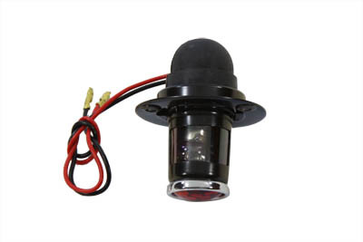 Wyatt Gatling #20-5513 - Black 1 inch Round Tail Lamp