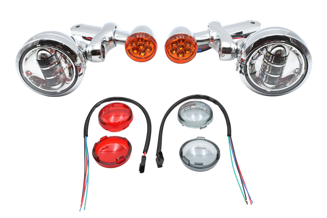 V-Twin - Spotlamp Assembly Chrome