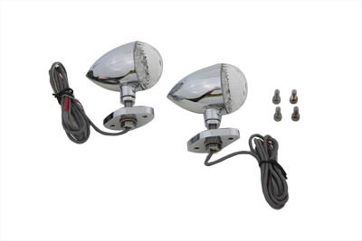 Wyatt Gatling #76651 - LED Bullet Turn Signal Set with Bracket Mount