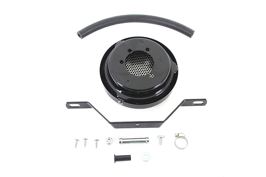 Wyatt Gatling #13407B - Wyatt Gatling Black Drilled Air Cleaner