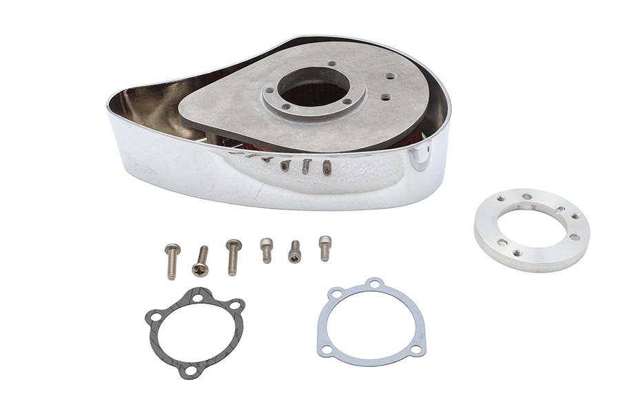 V-Twin - Bendix-Keihin Air Cleaner Assembly Chrome